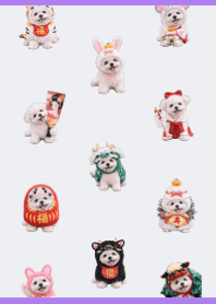 Tema Maltipoo Musim Dingin Purple 01