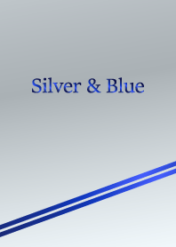 Silver & Blue