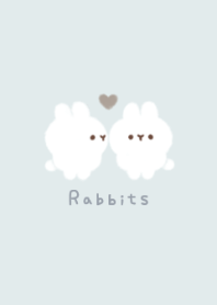 Rabbits /Light Blue