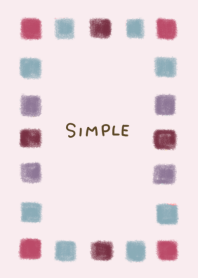 Simple with a crayon square 4