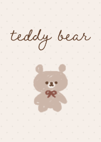 Loose and cute simple teddy bear