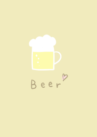 Beer and Edamame(green soybeans)