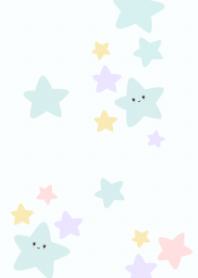 Cute star - blue
