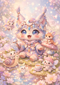 Pastel Lucky Lynx and Friends 004!