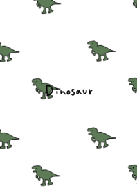 恐竜だらけ×ホワイト。