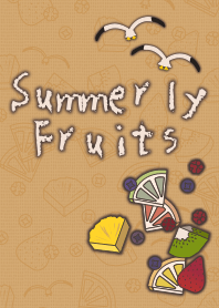 Summerly fruits + beige [os]