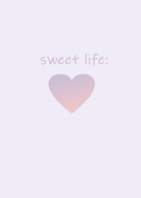 sweet life heart purple gradation(JP)