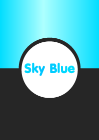 Simple Black & Sky Blue