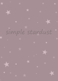 simple stardust *dusty color