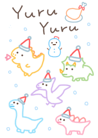 ゆるらくがき メリクリ恐竜バージョン