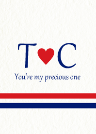 T&C Initial -Red & Blue-