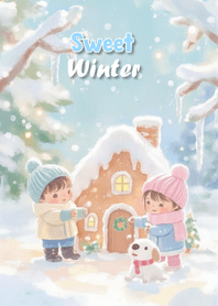 Sweet cute winter theme 04