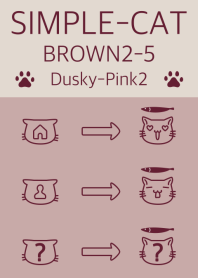 simple cat brown2-5 dpink2