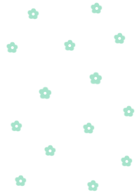 flower pattern #mintgreen2