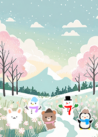 Kawaii scandinavian style(Winter-542)