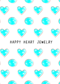 HAPPY HEART JEWELRYj-LIGHT BLUE-WHITE