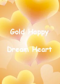 Gold Happy Dream Heart