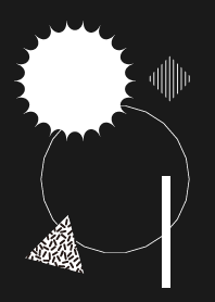 Geometric Pattern - Black