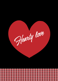 Hearty love -show black-