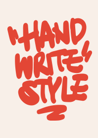 STRBROS - HANDWRITE 1.0 RED 02