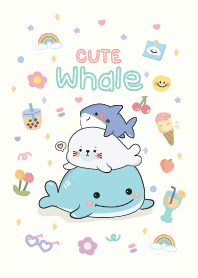 Whale Cute : Minimal