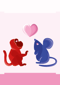 ekst Red (Monkey) Love Blue (Rat)
