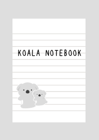 KOALA NOTEBOOK-GREY