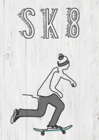 1 line* Skateboard.