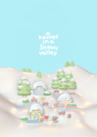 หมู่บ้านเล็กๆในหุบเขาหิมะ (กลางวัน)