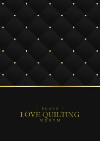 LOVE-QUILTING BLACK 21