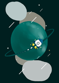 My Galaxy : Dark Blue Space