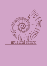 musicalscore usubenifuji