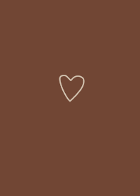 Brown and beige hearts.