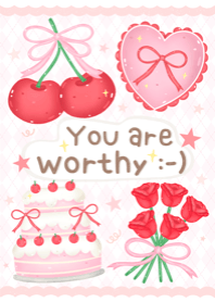 ธีมไลน์ you are worthy :-)