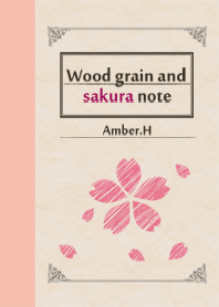 Wood grain and SAKURA note No1