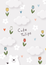 Greige Cute tulips 02_2