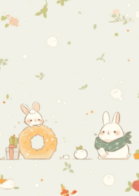 A cute little round rabbit_4