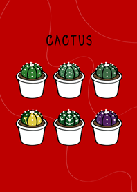 귀여운 선인장!(빨간색)