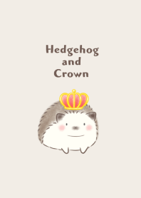 Hedgehog and Crown -red-