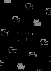 .小貓咪. black gray