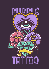 purple tattoo