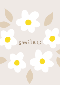 White floral circle3 from Japan