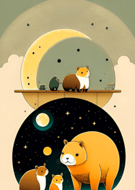 Ukiyo-e - Capybara 21812A