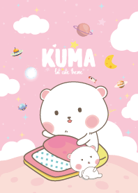Kuma Kawaii Galaxy Pink