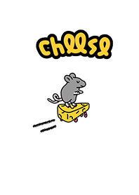 CHEESE SKATER white.
