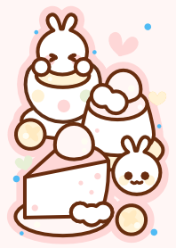 Pastel strawberry sweets 24