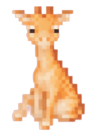 기린 픽셀 아트 테마 그린 04