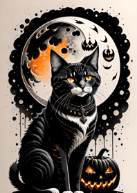 halloween cat 645Fd0