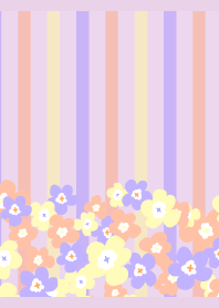 Northern Flowers11 on light purple