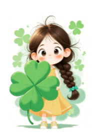 สาวน้อยน่ารักกับใบโคลเวอร์ V.36